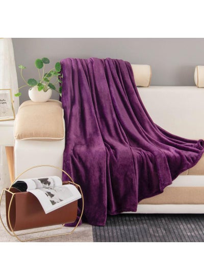 Buy 60 x 80inch Flannel Double Layer Sofa Cover Blanket in UAE