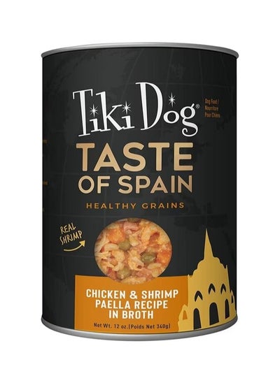 اشتري Tiki Dog Taste of Spain! Chicken & Shrimp Paella 12oz can في الامارات