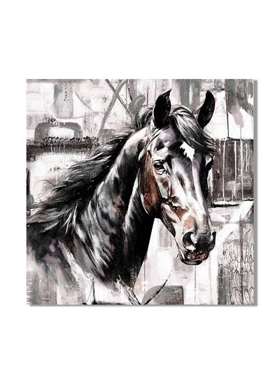 Buy Rabat Equestrian Horse Canvas Wall Art Striking Horse Inspired Artwork Horse Canvas Painting Modern Wall Decoration Arts For Bedroom Living Room Home Office Adds Elegance And Dynamic Style 80X80X3Cm in UAE