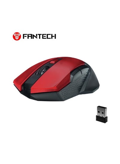 Buy Red WG10 Mouse Wireless (2.4GHZ) Gaming Mouse With USB Receiver | Optical Sensor 2,000 DPI - PC/LAPTOP/MAC in Egypt