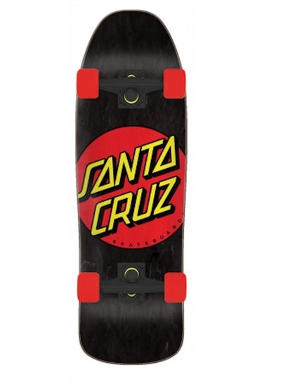 اشتري Santa Cruz 80s CLASSIC DOT CRUZER Longboard Complete - Black 31.7" في السعودية