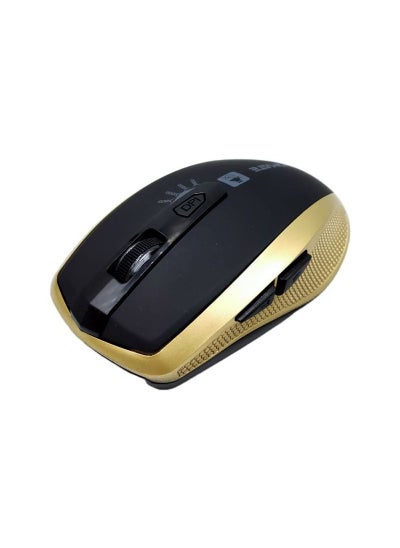 Buy BREEZE Premium Quality Silent  Streamlined Wireless Mouse Gold Colour/2 Years Warranty in Saudi Arabia