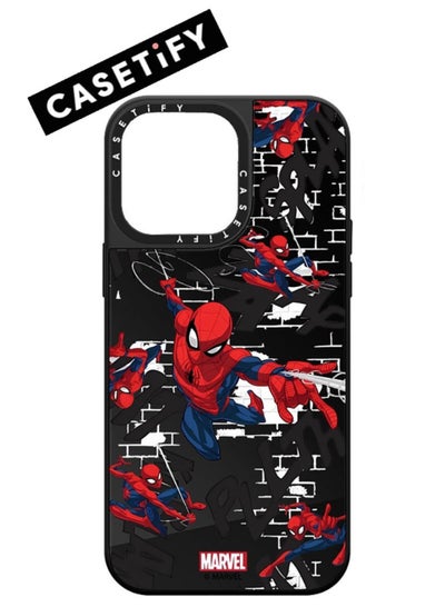 Buy Magnetic Suction Phone Case for iPhone 15 Pro Max Spider Man Protective Cover in Saudi Arabia