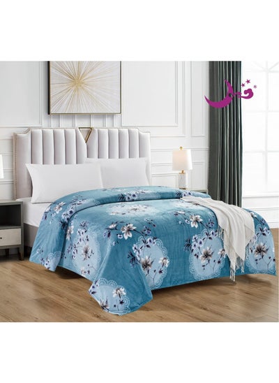 Buy 1 Piece Soft Bed Polyester Blanket king Size 200*220 cm in Saudi Arabia