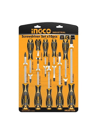 Buy Screwdriver 10 Pcs Plastic Handle in Egypt