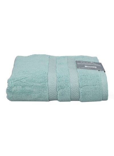 Buy Lucaluca Luxurious Cotton Highly Absorbent Hand Towel Aqua 50 x 100 cm in Saudi Arabia