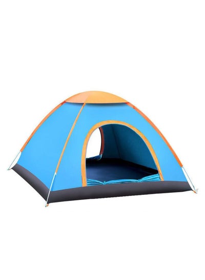 اشتري Camping Tent, Tent Outdoor Tamping with 2 Door, 3-4 Person Pop Up Tent  for Outdoor Beach Traveling Hiking في السعودية