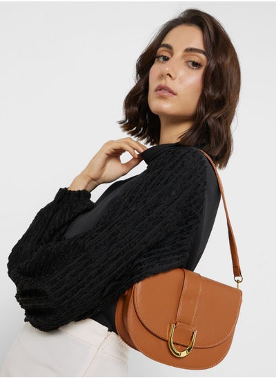 Buy Metal Trim Crossbody Bag in UAE