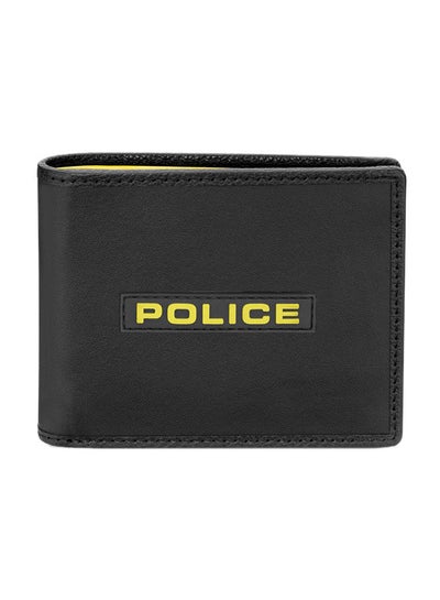 اشتري POLICE Medley Black & Yellow Wallet For Men - PELGW2200401 في السعودية