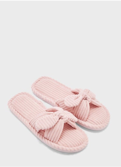 اشتري Bow Detail Bedroom  Slippers في الامارات