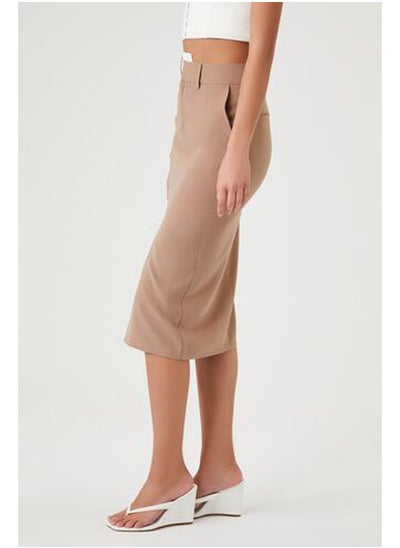 Buy Asymmetrical Split-Hem Midi Skirt in Egypt