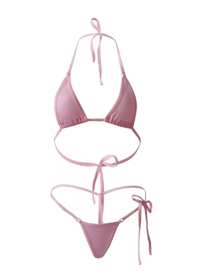 Buy Women's String Bikini Swimsuit Comfortable Bikini Set in UAE
