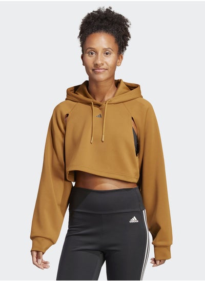 Buy Hiit Aeroready Cropped Hoodie in Saudi Arabia