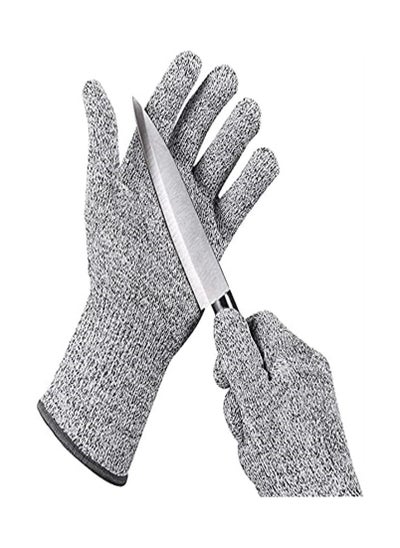 اشتري 1 Pair Cut Resistant  Gloves for Kitchen Fishing Work في الامارات