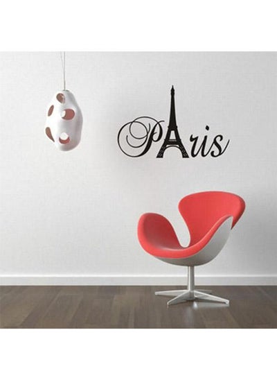 اشتري Eiffel Tower remover-able wall stickers for home decoration في مصر