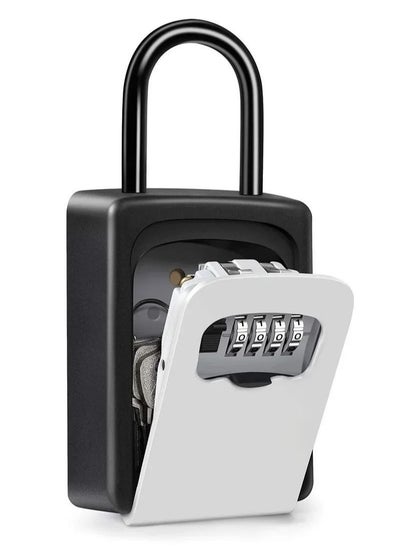 اشتري Key Lock Box Portable No installation Resettable Code Waterproof Combination Lock Box في السعودية