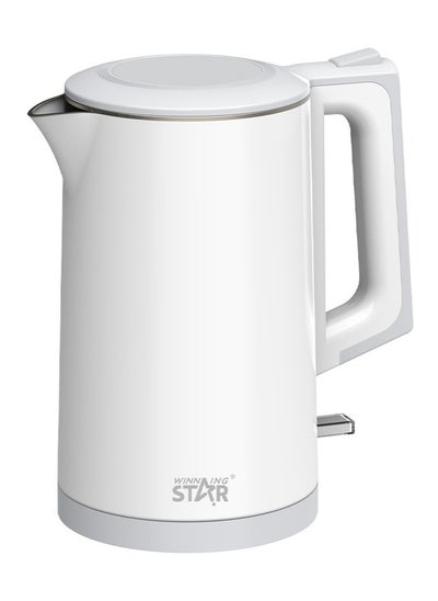 Buy Electric Kettle, 304 Stainless Steel Interior, BPA-Free, Double Wall 1.7L Hot Water Boiler, 1500W Tea Kettle with Auto Shut-Off & Boil Dry Protection in Saudi Arabia