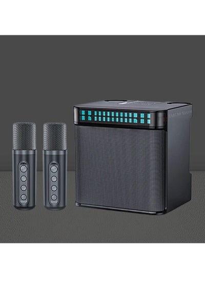 اشتري Karaoke Machine Speaker Set 100W High Power Wireless Portable Microphone Blutooth Sound Outdoor Family Party Karaoke في الامارات