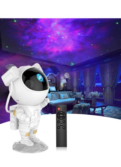 اشتري Night Light Projector for Kids, Cute Astronaut Night Light, LED Star Projector, Galaxy Lighting Ceiling Stars, Night Lights for Bedroom, Nursery, Childrens Room في الامارات