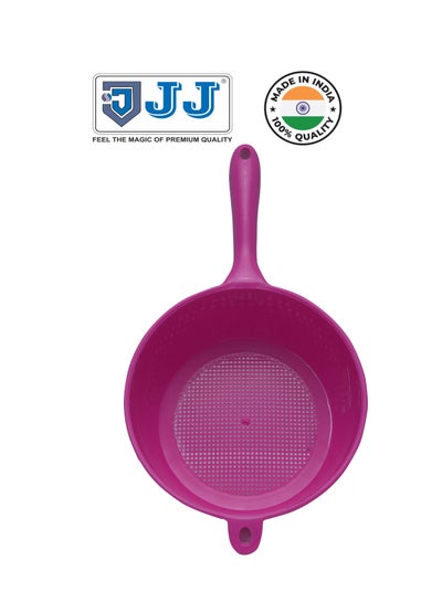 Buy Juice Strainer w/o Funnel Food Strainer, Household Plastic, Juice Filter Pink in UAE
