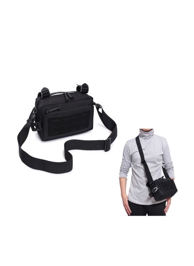 Buy Tactical Waist Bag, Multipurpose EDC Waist Bag Military Backpack Attachment Outdoor Single Shoulder Crossbody Bag for Survival Game Climbing Hiking Cycling Outdoor (Black) in UAE