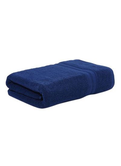 Buy Shadow Bath Towel 550 GSM 100% Cotton Terry 70x140 cm -Luxury Feel Super Absorbent Quick Dry Royal Blue in UAE