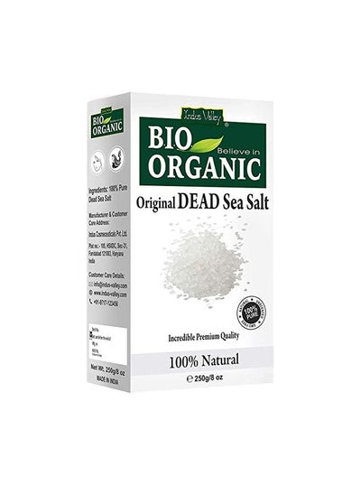 Buy Bio Organic 100% Natural Halal Certified Original Premium Quality Dead Sea Salt 250g in UAE