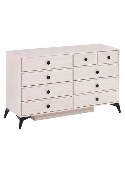 Buy Toreno 9-Drawer Dresser, White Oak in UAE