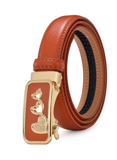 Buy New Fashion Belt Automatic Buckle For Casual Versatile Decorative Belt in Saudi Arabia
