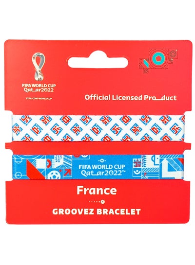 Buy Fabric Fashionable Qatar 2022 World Cup Country Team Nylon Wrist Band France in Saudi Arabia