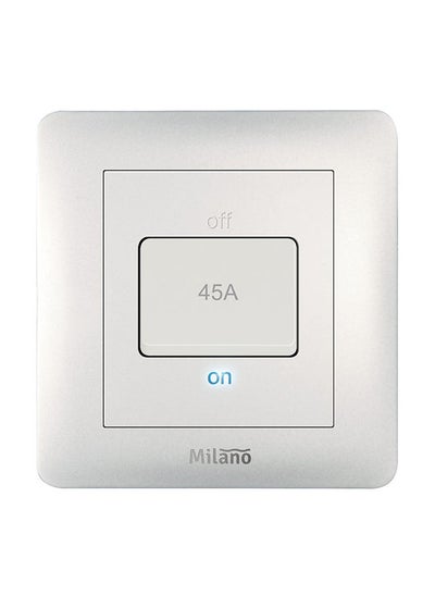 اشتري Danube Home - Milano 45A Dp Switch With Led Indicator Wh Ps في الامارات