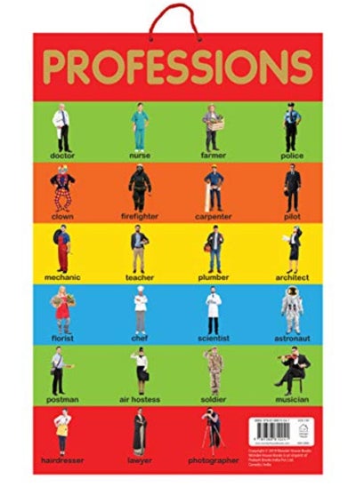 اشتري Professions - Early Learning Educational Posters For Children: Perfect For Kindergarten, Nursery and في الامارات