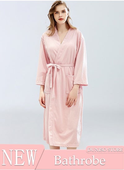 Buy Women's Robe Lightweight Soft Kimono Robes Loungewear with Long Sleeve Side Pockets Sleepwear Spa Robe Nightwear Nightgown Women Water Bathrobe Bridesmaid Robes Dressing Gown Autumn Robe in UAE