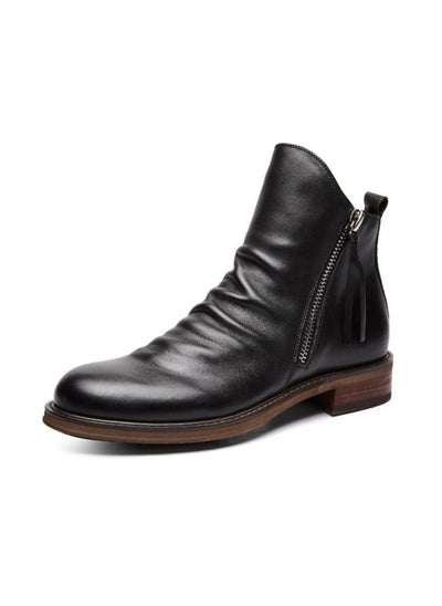 اشتري New Men's Casual Leather Boots في الامارات