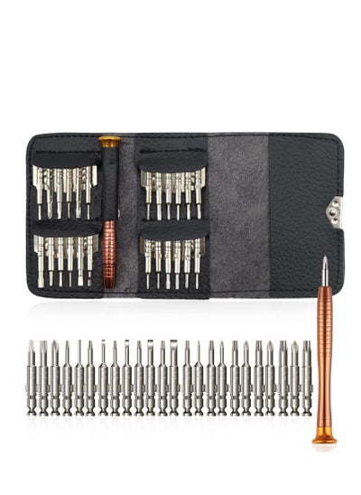 Buy 24 in 1 Precision Screwdriver Set, Mini Glasses Screwdriver Repair Kit Interchangeable Torx Screwdriver Tool Kit for Sunglasses, Glasses, Watch, Game Console, Mobile Phone, iPad in UAE