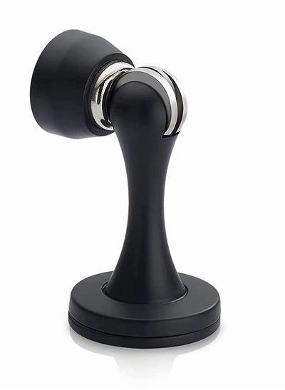 اشتري Magnetic Door Stops Door Stopper Stainless Steel Magnetic Doorstop Brushed Satin Nickel, Black Wall Floor Mounted Door Holder Door Catch for Bedroom Bathroom Kitchen Home Office في الامارات