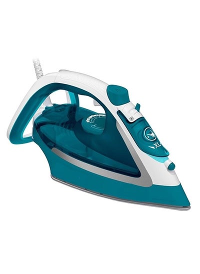 Buy EasyGliss Steam Iron 2700 Watt Aqua Blue 270 ML Water tank FV5772E2 in Egypt