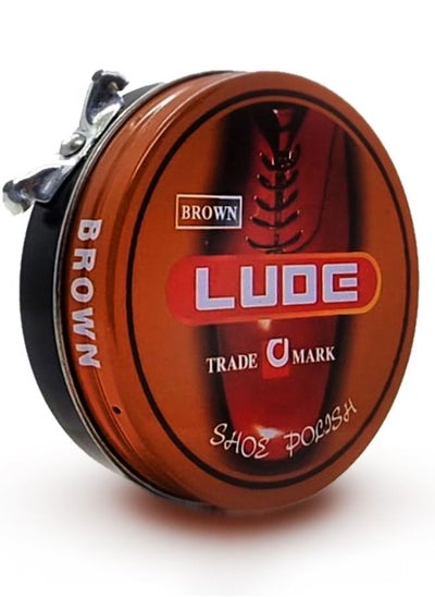 Buy Lude Shoe Polish Brown 50 ml in Saudi Arabia