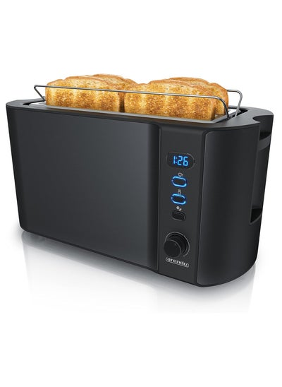 Buy Frukost 4-Slice Long Slot Toaster - 6 Browning Settings & Warming Rack in UAE