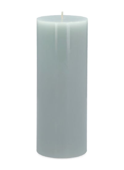 Buy Home Fragrance Collection Night Blooming Tuberose Scented Pillar Candle Grey 20 cm in Saudi Arabia