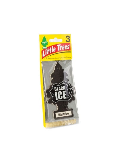 Buy 3-Piece Black Ice Freshener 8.267 x 21 x 1.188 cm U3S-32055 in Saudi Arabia