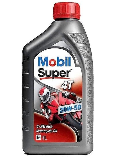 Buy Mobil Super 4T 20W50 Four Stroke Motorcycle Engine Oil 1 Litre in Egypt