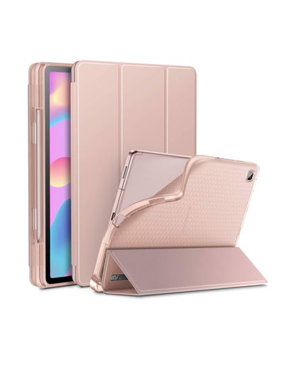 اشتري Smart Case For Samsung Galaxy Tab S6 Lite 10.4 inch 2022 (SM-P613/P619) & 2020 (SM-P610/P615) with Pencil Holder, Soft TPU Smart Stand Back Cover Auto Wake/Sleep في مصر