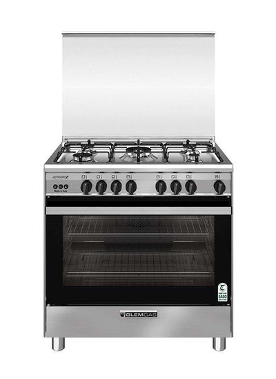 اشتري Cooker 90X60 5Burner Gas Full Safety Stainless Steel في السعودية