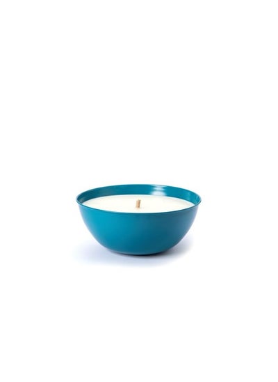 Buy Small Outdoor Lemon Scented Citronella Bowl in Teal in Egypt