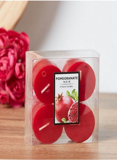 Buy Essentials Pomegranate Noir Candle - 4 Pieces in Saudi Arabia