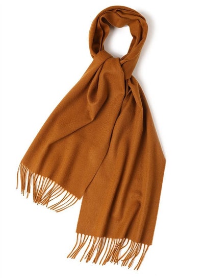 اشتري Solid Color Soft And Comfortable Wool Scarf في الامارات