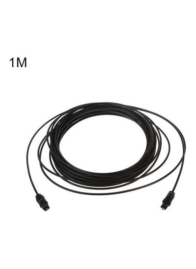 Buy Optical Digital Audio Cable Toslink Cord Black in UAE