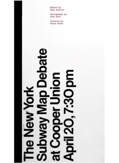 اشتري The New York Subway Map Debate : At Cooper Union April 20, 7:30 pm في السعودية