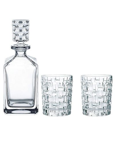 اشتري 3-Piece Bossa Nova Whisky Decanter Set في الامارات